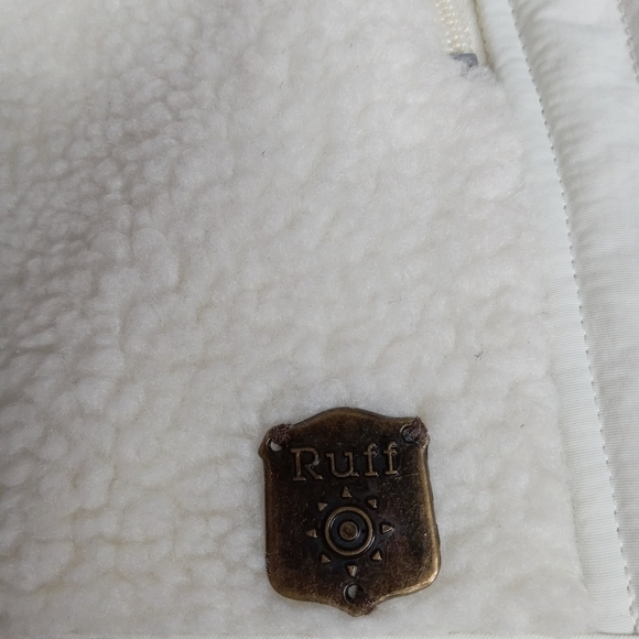 RUFF HEWN RUFF IVORY COLOR SIZE‎ MED. NWT FRONT ZIPPER LADIES VEST - Picture 9 of 12